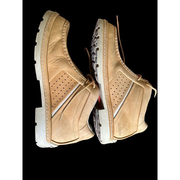 Lugz Lace Up Boots Chukka Style Men's Size 12 Leather Work Boots Tan Vtg - Picture 4 of 8